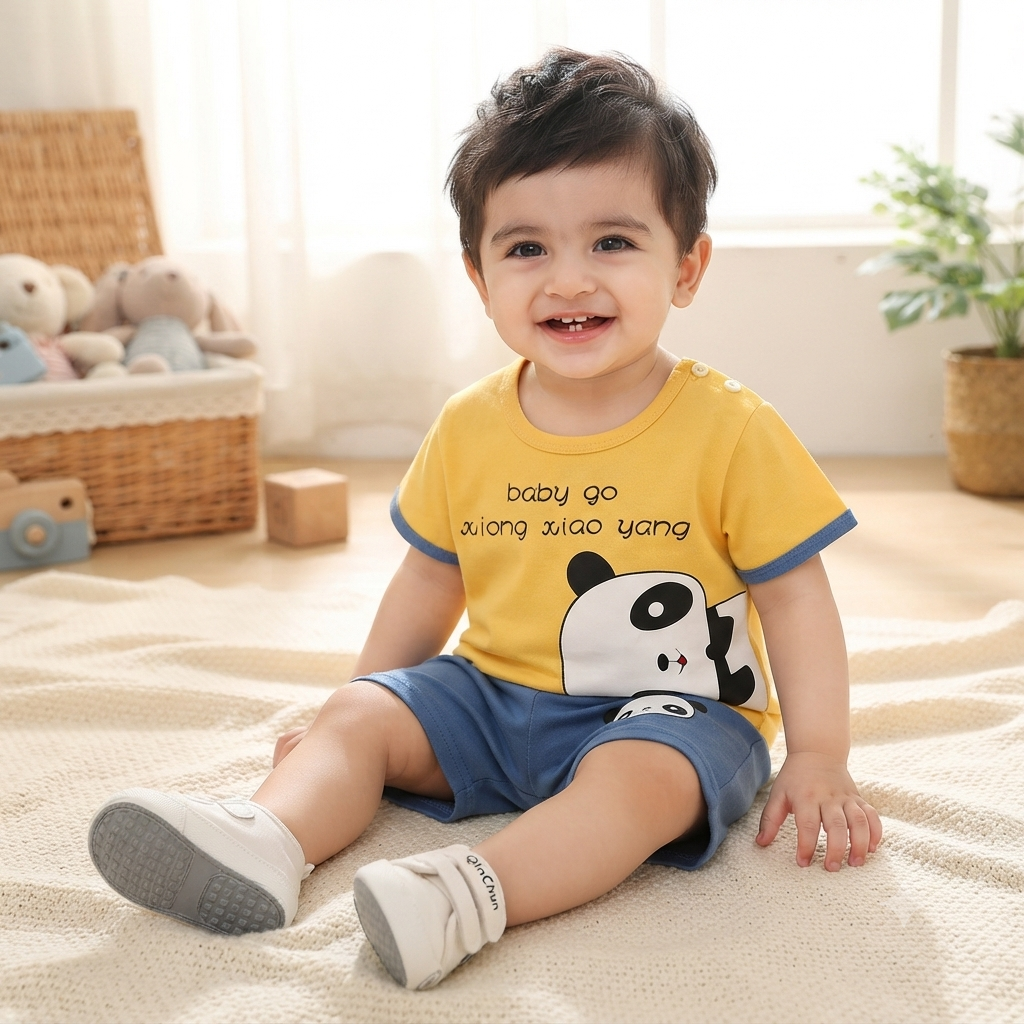Premium Cotton Toddler Outfit Set