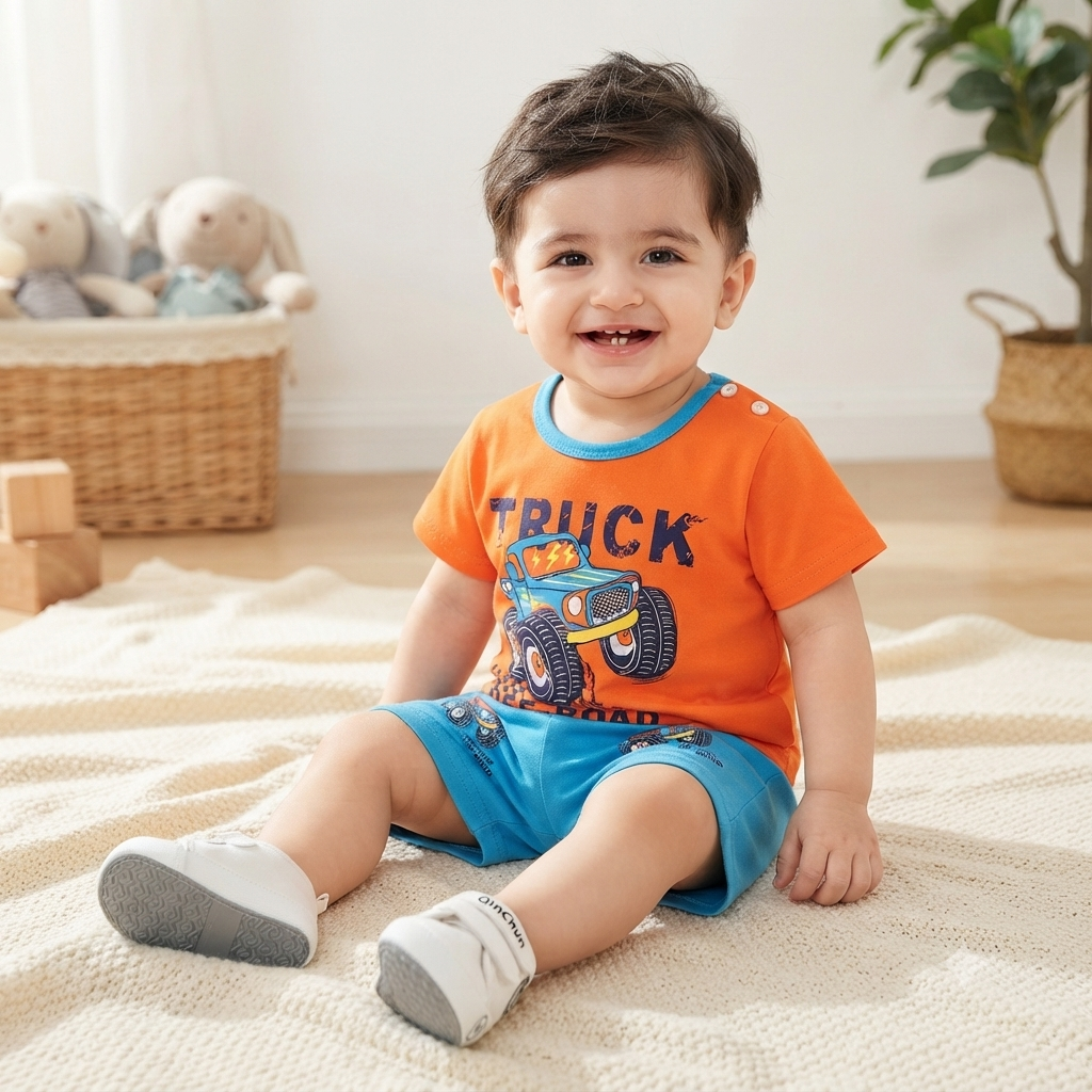 Premium Cotton Toddler Outfit Set