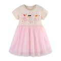Girls' Dancing Ballerinas Graphic Pink Tulle Dress