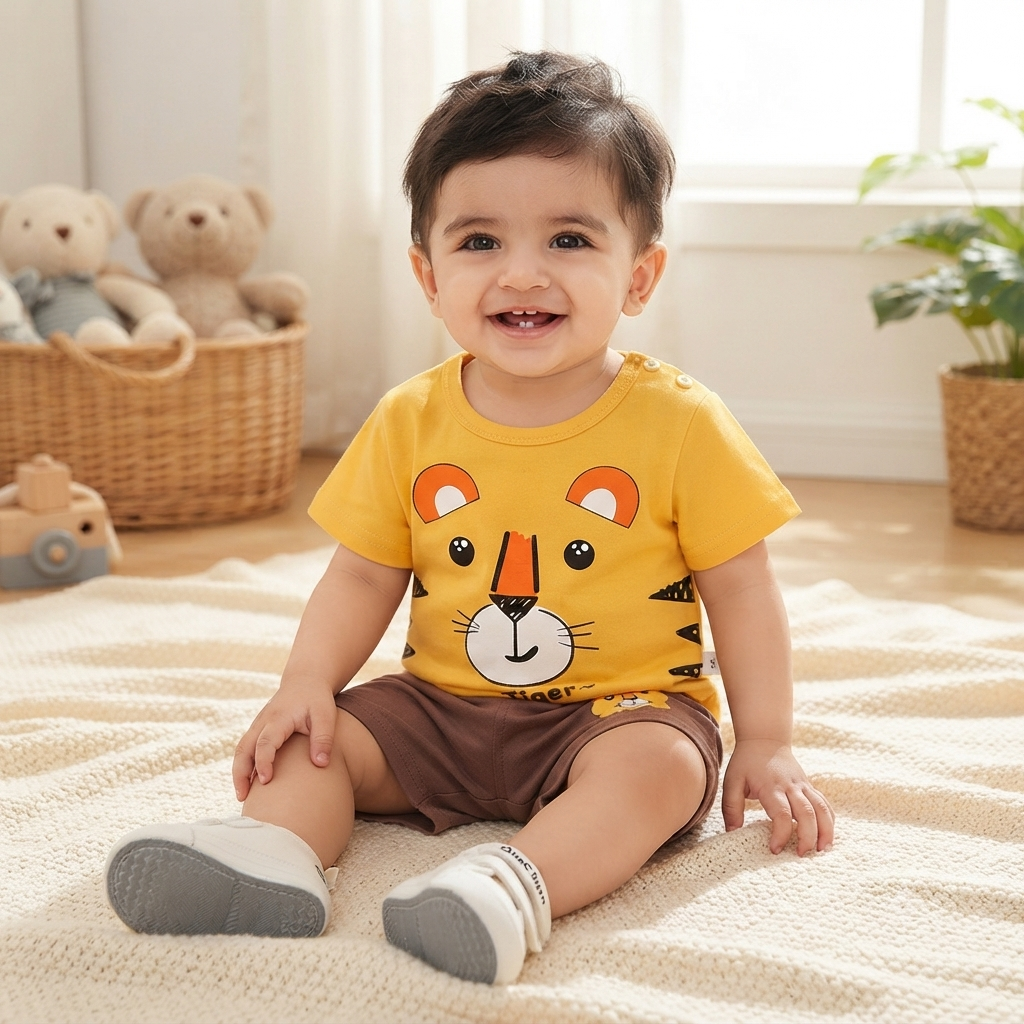 Premium Cotton Toddler Outfit Set