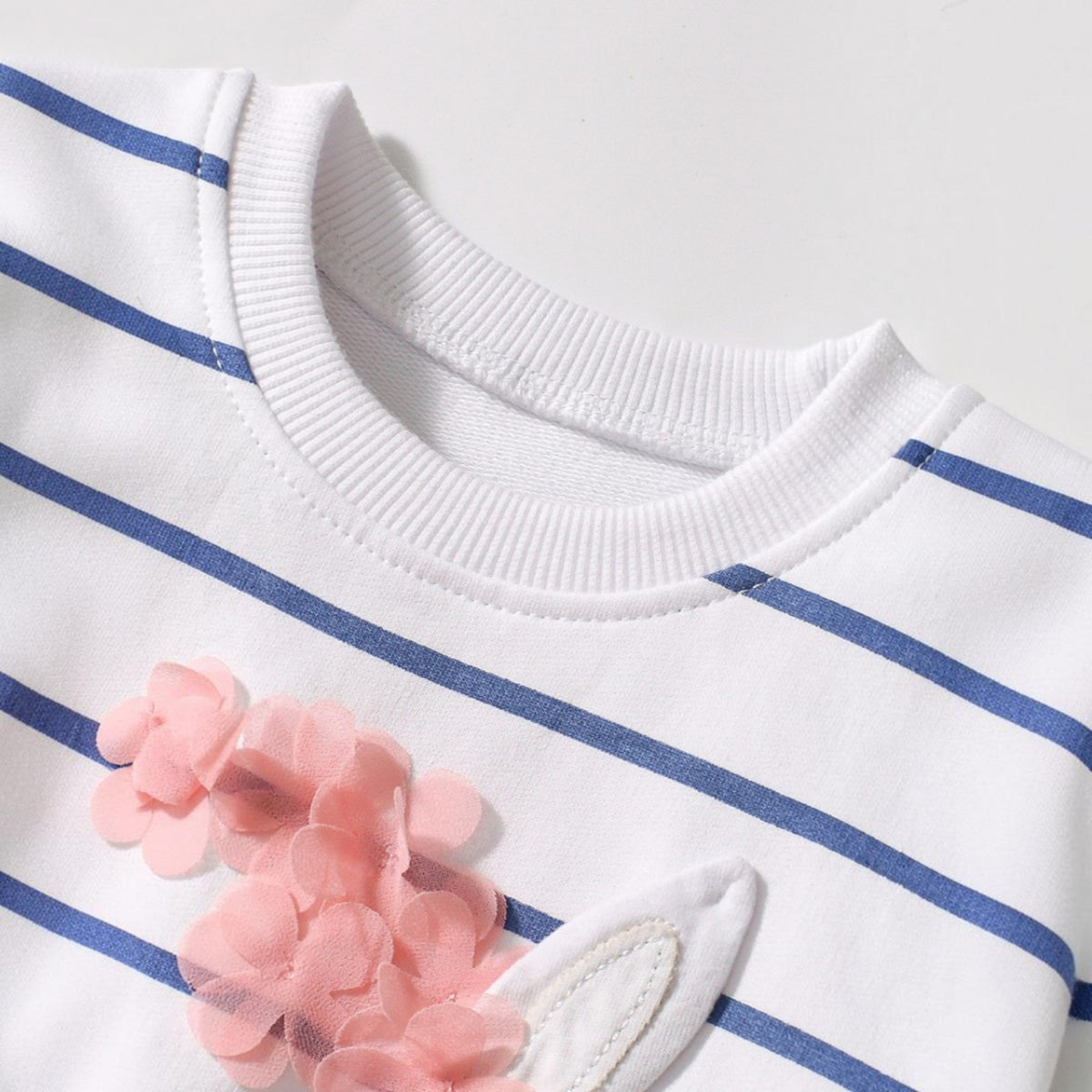 Girls' Bunny Floral Sweatshirt & Leggings Set