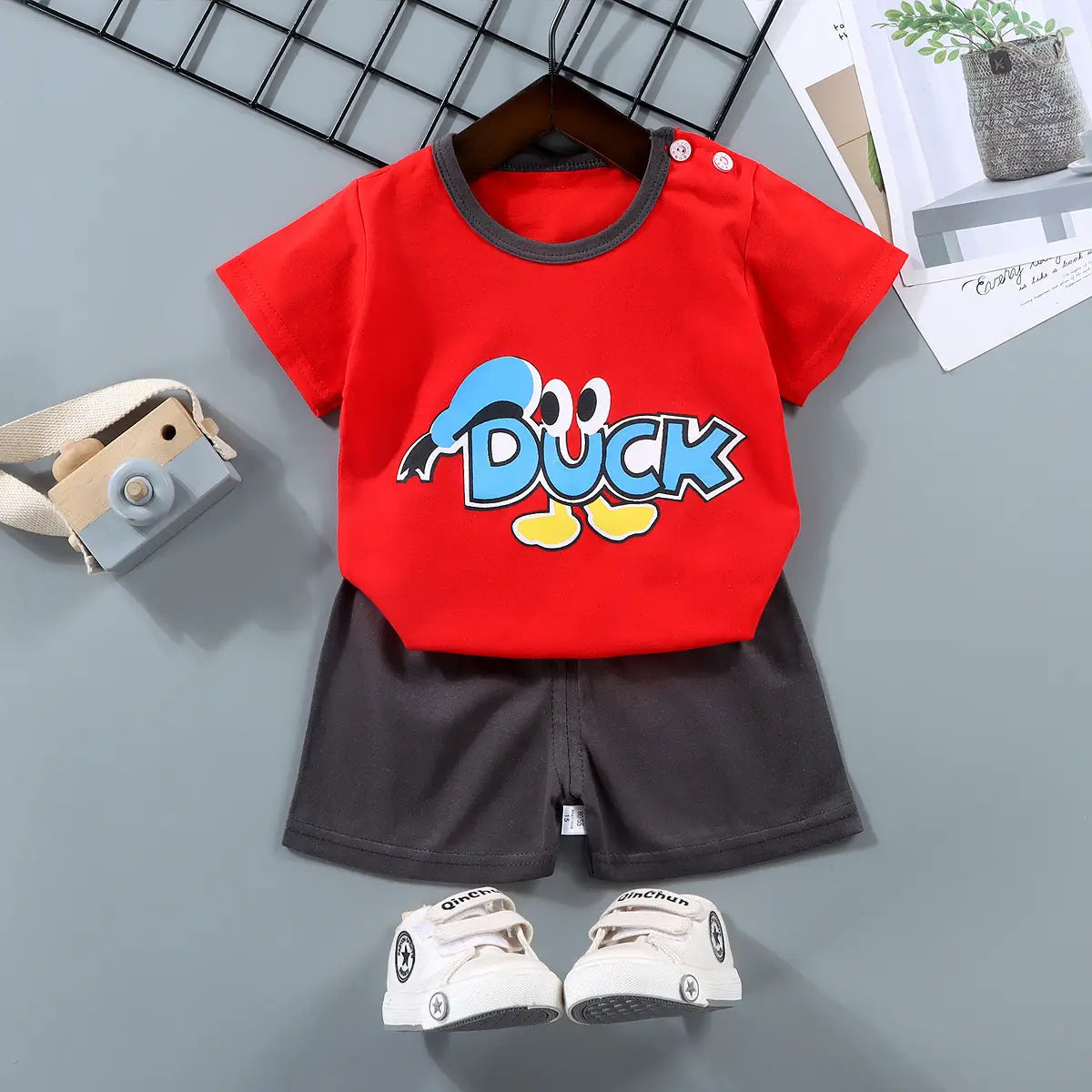 Premium Cotton Toddler Outfit Set