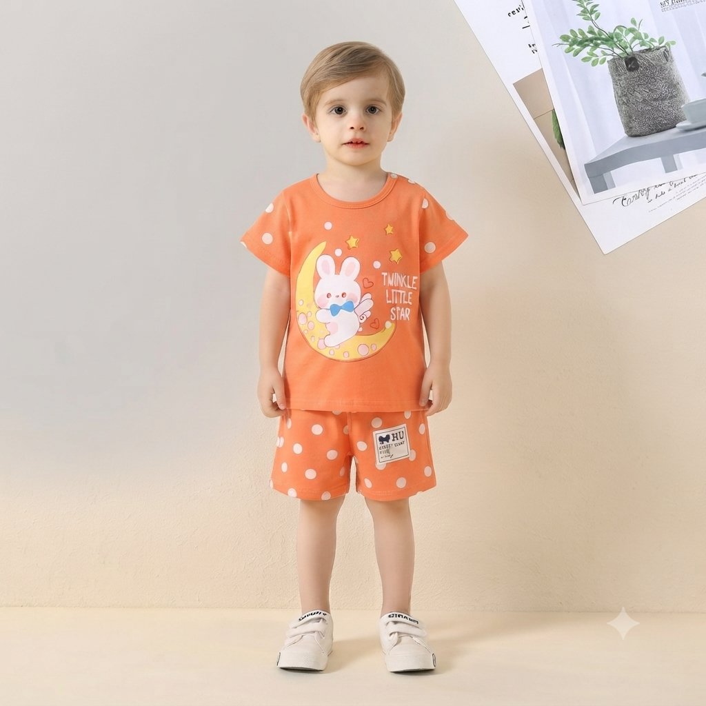 Premium Cotton Toddler Outfit Set