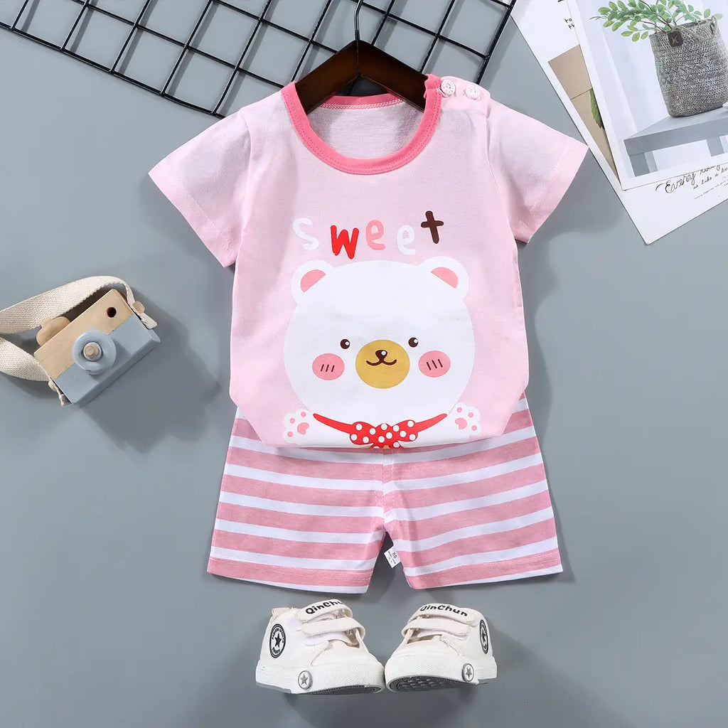 Premium Cotton Toddler Outfit Set