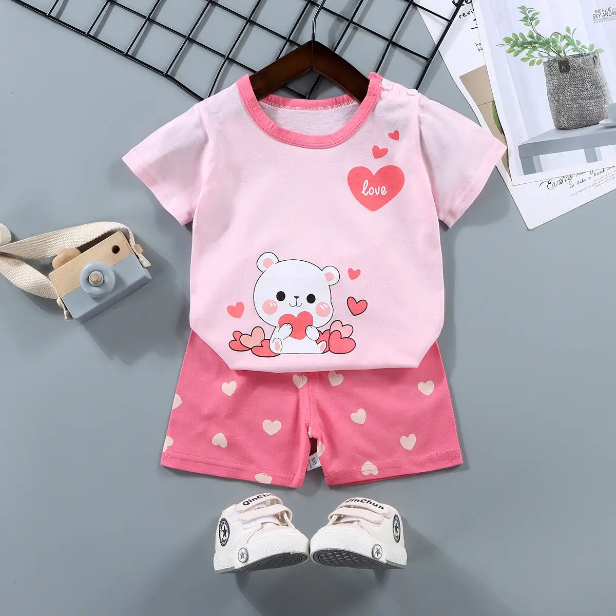 Premium Cotton Toddler Outfit Set