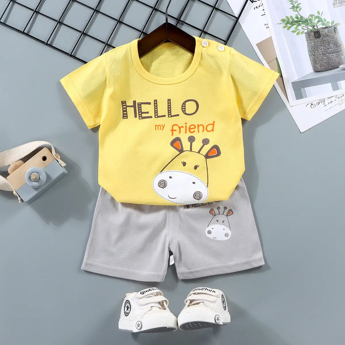 Premium Cotton Toddler Outfit Set