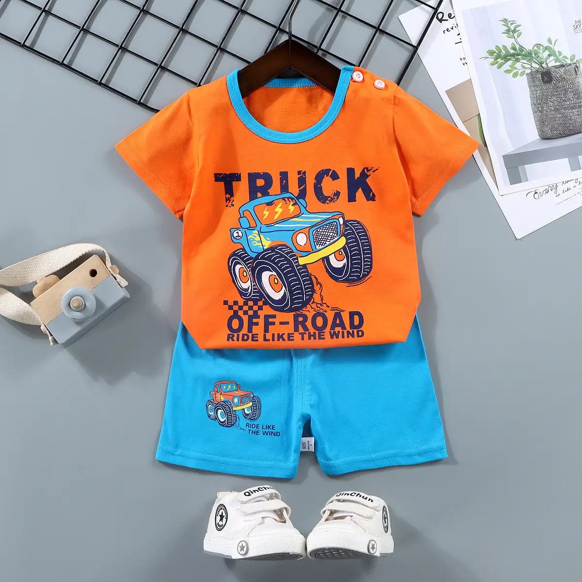 Premium Cotton Toddler Outfit Set