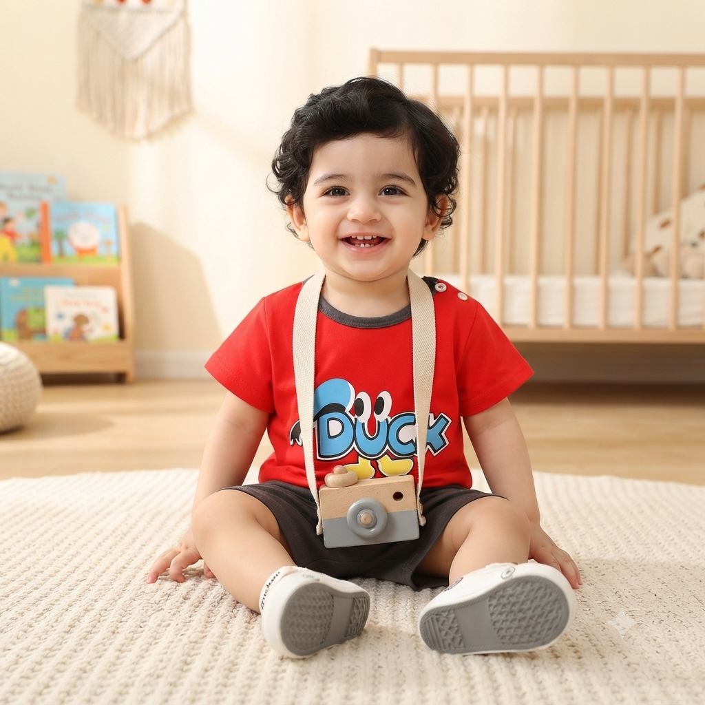 Premium Cotton Toddler Outfit Set