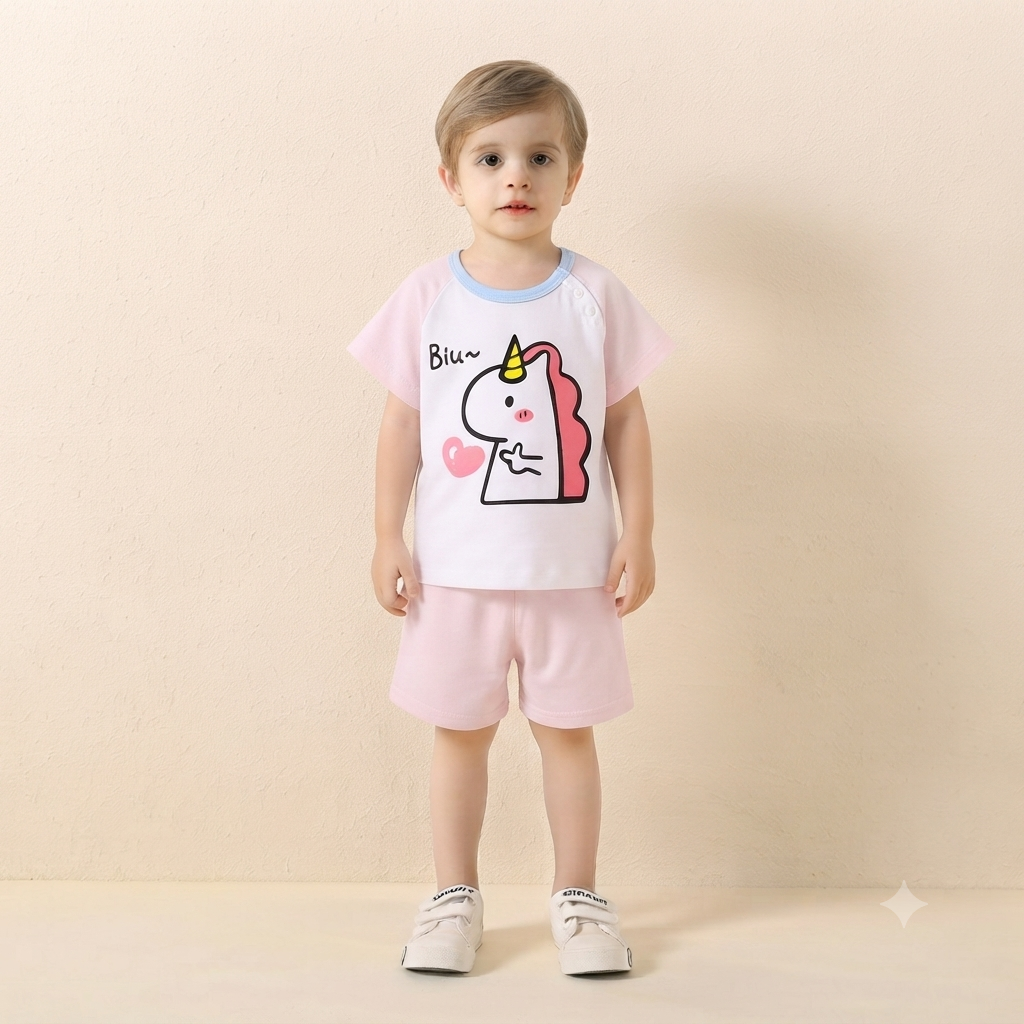 Premium Cotton Toddler Outfit Set