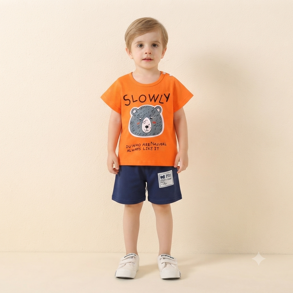 Premium Cotton Toddler Outfit Set