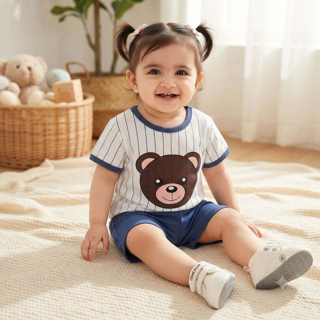 Premium Cotton Toddler Outfit Set
