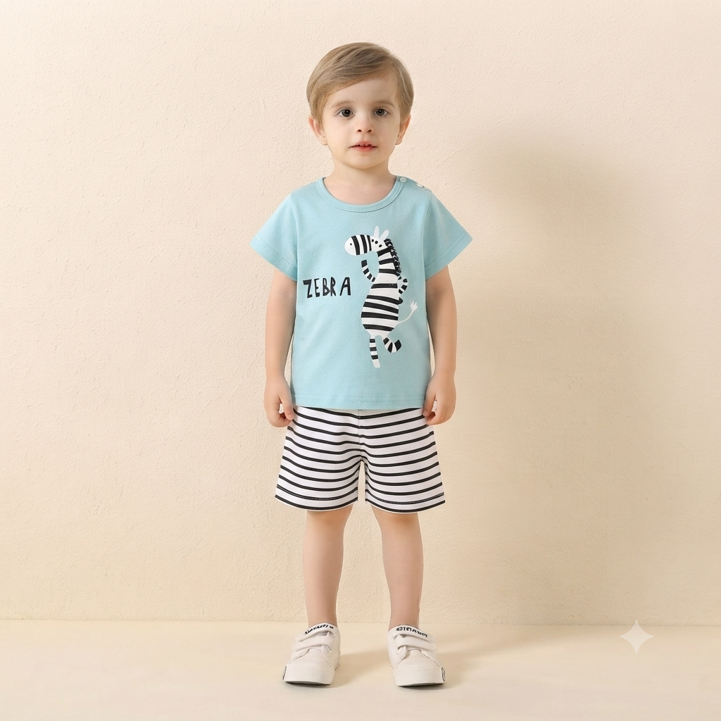 Premium Cotton Toddler Outfit Set