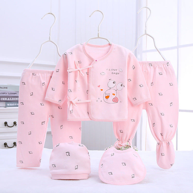 Adorable Snail 5-Piece Newborn Layette Set